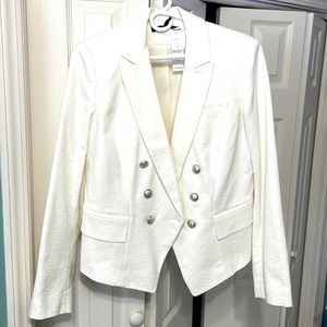 White House Black market Ecru jacket.
